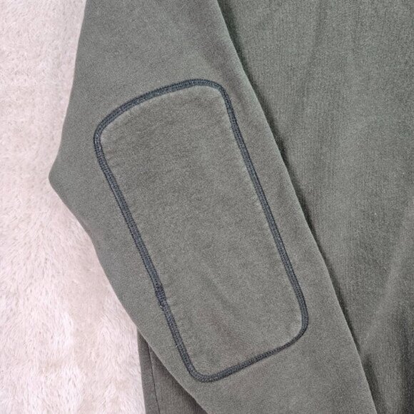 G-Star Raw Sweatshirt Spell Out Logo Green Pullover Long Sleeve Men's Size M - Picture 9 of 11